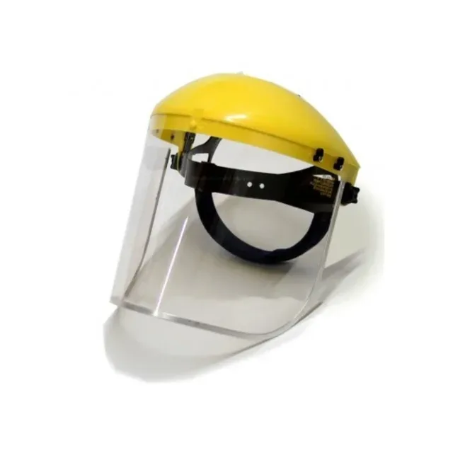Face shield with Ratchet Head Gear – Features: Ratchet head gear